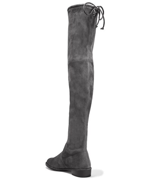 STUART WEITZMAN(スチュアートワイツマン)の「Stuart Weitzman - Lowland Suede Over-the-knee Boots - Dark gray(ブーツ・レディース・Gray・IT42/IT41/IT37/IT36/IT39.5/IT38.5/IT40/IT38/IT39/IT35/IT40.5/IT37.5/IT35.5/IT36.5)」の3枚目の写真