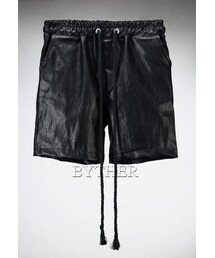 ByTheR | ByTheR Leather Pocket Shorts(その他パンツ)