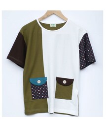 NIRAME.CO | ぽりぽりT　～カーキどっと～(Tシャツ/カットソー)