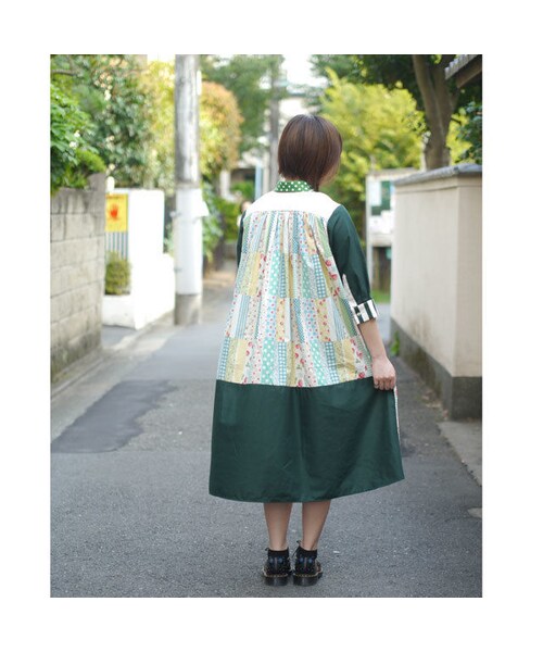 NIRAME.CO（ニラメッコ）の「ギフトふわワンピしゃつ 　～グリーンりん～（ワンピース・レディース・その他）」の3枚目の写真