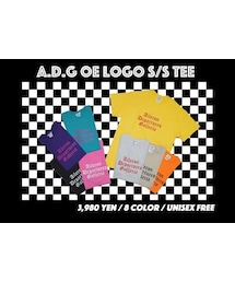 A.D.G | (全8色)A.D.G OE LOGO S/S TEE(Tシャツ/カットソー)
