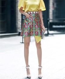 DINT | エスニック配色フラワースカート(スカート)