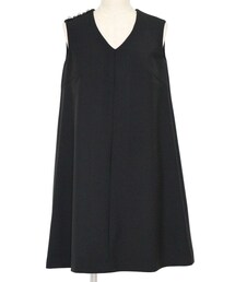 YOKO CHAN | YOKO CHAN（ヨーコチャン）  Vネックビジュードレス(ドレス)