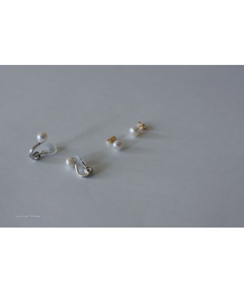 atelier bloom（アトリエブルーム）の「2017SS 淡水パールピアス/イヤリング（ピアス（両耳用）・レディース・その他）」の4枚目の写真