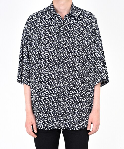 LAD MUSICAN ラッドミュージシャン 20AW スカルフラワー シャツ LAD MUSICIAN（ラッドミュージシャン）の「スカルフラワープリント