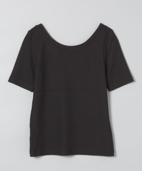 JEANASIS（ジーナシス）の「リブタイトVSS（トップス・オフホワイト()/ブラック()/グリーン()）」の5枚目の写真