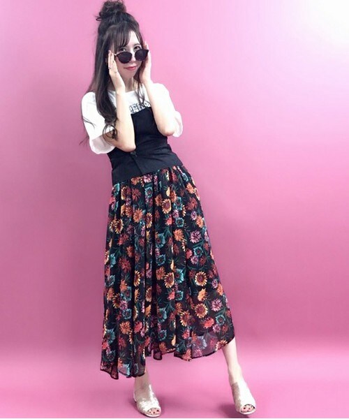 archives（アルシーヴ）の「ファッショングラスデミフレーム（サングラス・レディース・アイボリー/ブラック系その他・MEDIUM）」の14枚目の写真