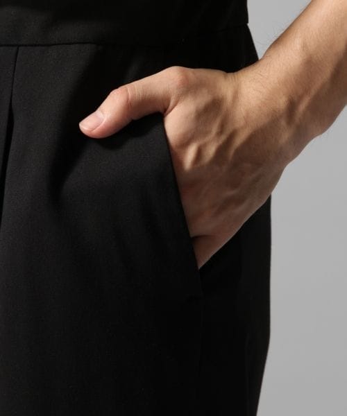 HARE（ハレ）の「ラップワイドパンツ（パンツ・ブラック/グレー）」の9枚目の写真