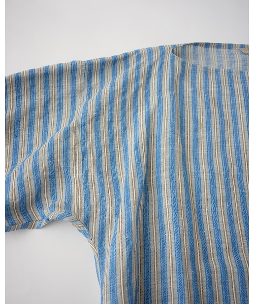 45R（フォーティファイブアール）の「リネン先染めブラウス（）」 - WEAR