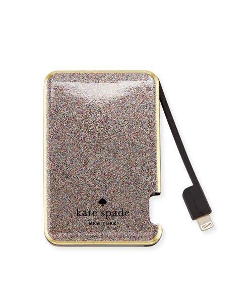kate spade new york,kate spade new york glittered slim battery bank for  iPhone - WEAR