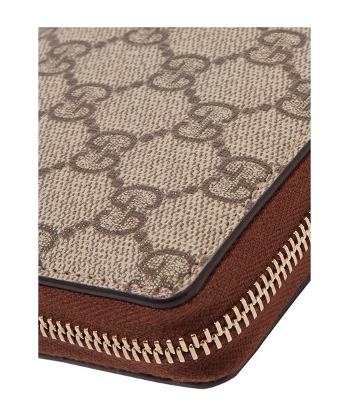 GUCCI（グッチ）の「Gucci - Coated-canvas Continental Wallet - Beige（財布・レディース・Beige・one size）」の5枚目の写真