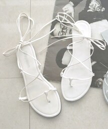 DINT | オフレイ文レディエイターシューズ(サンダル)