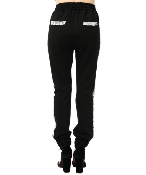 EGOIST（エゴイスト）の「ポンチラインジョギパンツ（パンツ・レディース・BLACK/GRAY/D_BLACK・Size : F /）」の3枚目の写真