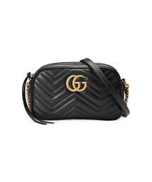 GUCCI | Gucci - GG Marmont マトラッセショルダーバッグ - women - レザー/metal/マイクロファイバー - ワンサイズ(ショルダーバッグ)