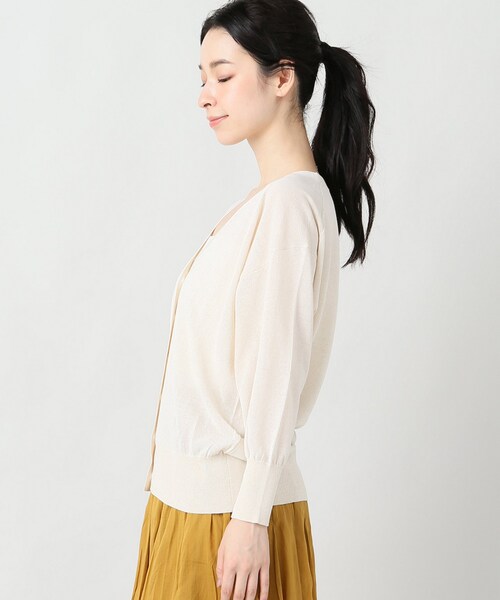 IENA（イエナ）の「リネン混 Vネック カーディガン（）」 - WEAR