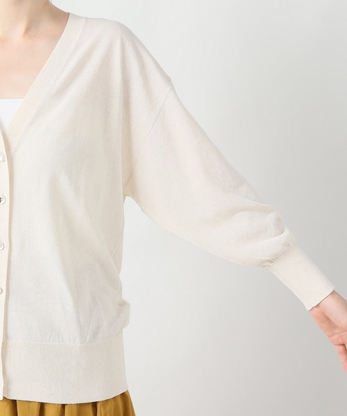 IENA（イエナ）の「リネン混 Vネック カーディガン（）」 - WEAR