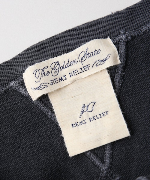 REMI RELIEF/レミ レリーフ アパルトモンL'Appartement別注2017SS クルーネック LOGO SWEATロゴスウェット[LTSA61992] L'Appartement（アパルトモン）の「REMI RELIEFクルーネック