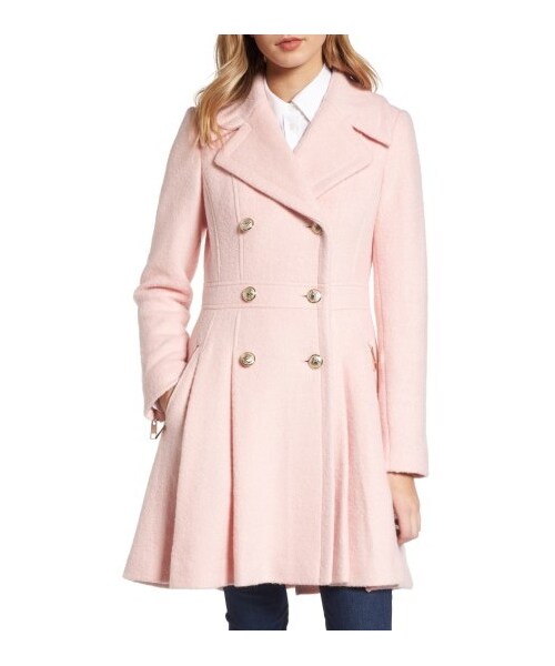 Guess(ゲス)の「Women's Guess Double Breasted Wool Blend Coat(ジャケット/アウター・レディース・Black/Pink/White・Large/Large P/Medium/Medium P/Small/Small P/X-Large/X-Large P/X-Small/X-Small P)」の3枚目の写真