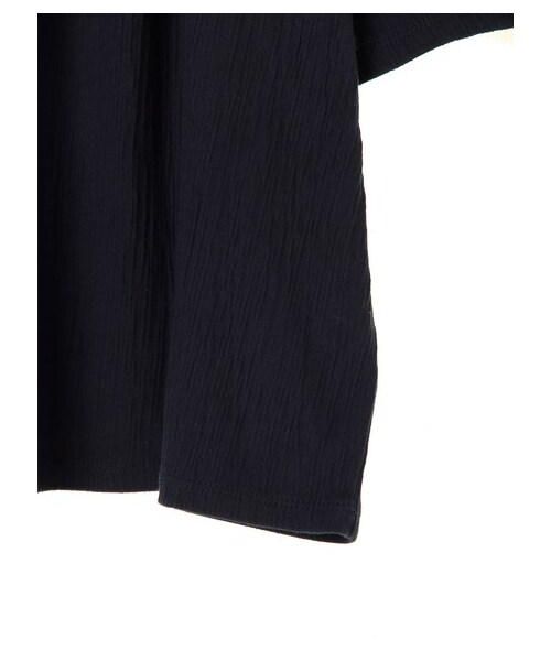 Green　Parks（グリーンパークス）の「【WEB先行予約】袖刺繍フレアカットプルオーバー（トップス・オフホワイト/杢グレー/ブラック/ボルドー/キャメル/ネイビー・F）」の7枚目の写真