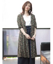 Green　Parks | 【WEB先行予約】SET2点 インナー+ペイズリー柄シャツディガン(トップス)