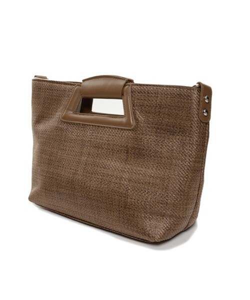 Re:EDIT（リエディ）の「2WAYストロー風ハンドバッグ[2017春夏新作]（バッグ・レディース・ホワイト/ベージュ/ブラウン・フリーサイズ）」の7枚目の写真