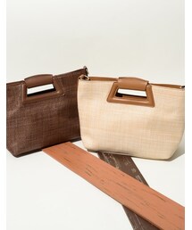 Re:EDIT | 2WAYストロー風ハンドバッグ[2017春夏新作](バッグ)