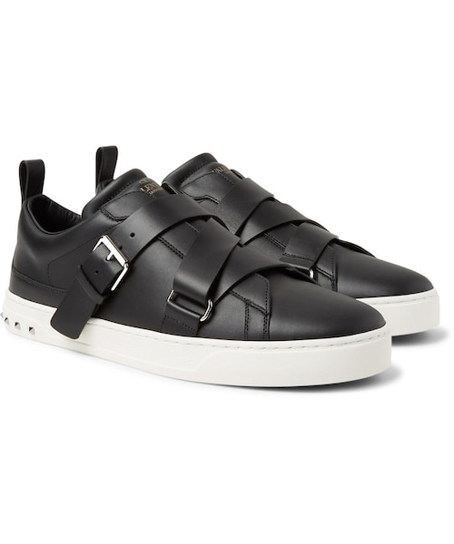 ヴァレンティノ VALENTINO（ヴァレンティノ）の「Valentino V-Punk Leather Sneakers