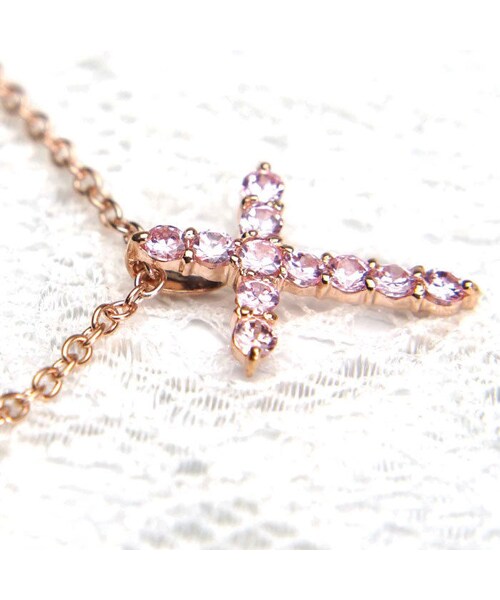 SWAROVSKI スワロフスキー ネックレス/クロスモチーフ  クリスタルパヴェ 1039063   シルバーカラー レディース / 240001166662 SWAROVSKI（スワロフスキー） ネックレス Insigne クロス ペンダント