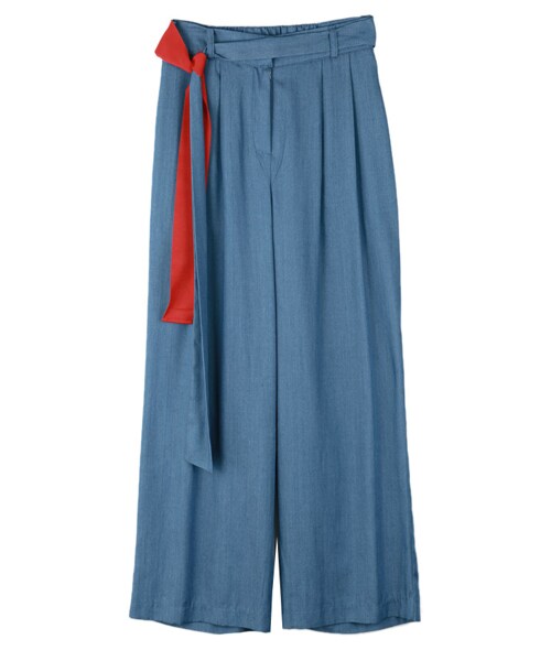 DINT（ディント）の「エルボテンセル配色ストラップスレックス（その他パンツ・レディース・Light Blue/Deep Blue・one(44~66size)）」の2枚目の写真