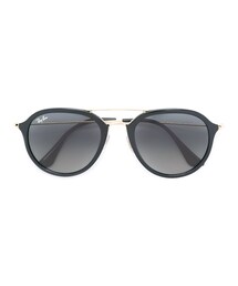 Ray-Ban | Ray-Ban - ラウンドフレーム サングラス - women - アセテート/金属（めっき） - ワンサイズ(サングラス)