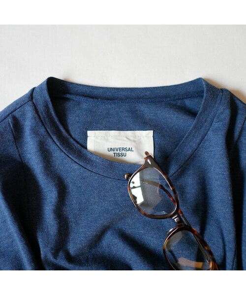 UNIVERSAL TISSU（ユニヴァーサルティシュ）の「UNIVERSAL TISSU ユニヴァーサルティシュ ソフト天竺ウエストギャザーワンピース（ワンピース・レディース・その他）」の6枚目の写真