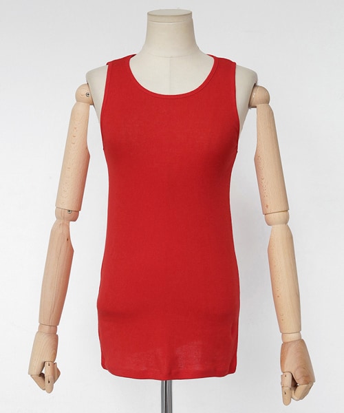 DHOLIC（ディーホリック）の「コットンスリムフィットタンクトップ（タンクトップ・レディース・FREE）」の4枚目の写真