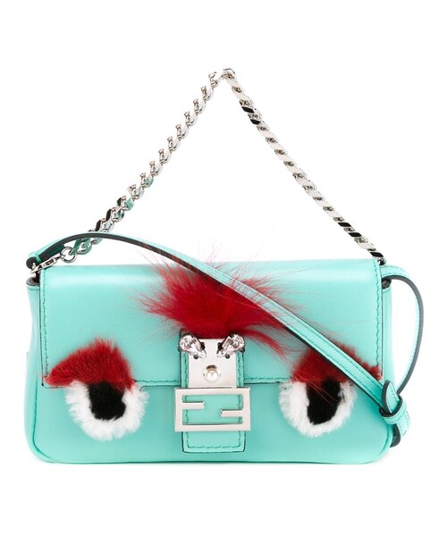 FENDI フェンディ　バゲットバッグ　ファー　ズッカ柄　トリコロール FENDI フェンディバゲットバッグファーズッカ柄トリコロール