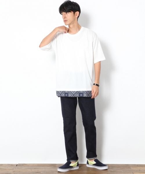 RAGEBLUE（レイジブルー）の「コーンミルズデニムスリムパンツ（パンツ・グレー/ライトブルー/ブルー/ネイビー）」の11枚目の写真