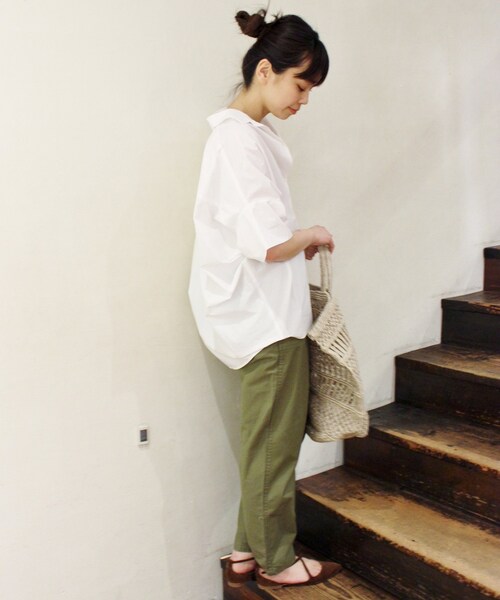 Plage - プラージュ 抜け襟 オーバーシャツ plage（プラージュ）の「《追加》抜け襟オーバーシャツ◇（）」 - WEAR