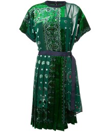 Sacai（サカイ）の「Sacai - バンダナ柄 ワンピース - women