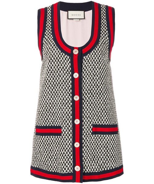 gucci ツイードベストGUCCI（グッチ）の「Gucci - GG Web ツイード