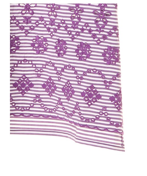 Green　Parks（グリーンパークス）の「sugar spoon ・ボーダー×花刺繍ブラウス（トップス・ブラック/レッド/ブルー/パープル・F）」の6枚目の写真