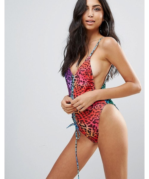 Shop Checked In Triangle Bikini Top | Jaded London | Clothing