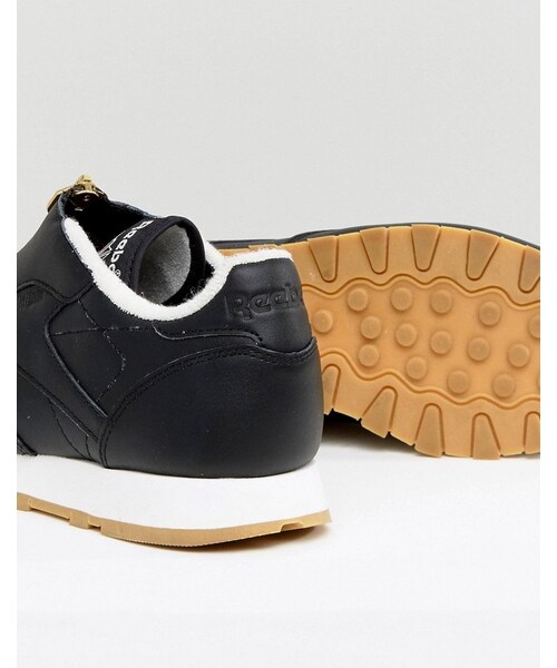 Reebok(リーボック)の「Reebok Classic Leather Zip Sneakers In Black(スニーカー・レディース・Black・US 8/US 9/US 5/US 10/US 6/US 6.5/US 8.5/US 7/US 5.5/US 10.5/US 7.5/US 9.5/US 4.5)」の4枚目の写真