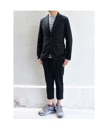 美品 日本製 フレッドペリー FRED PERRY テーラードジャケット 黒 S grm-7117_001.jpg