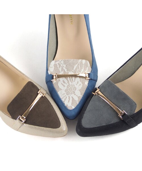 ORiental TRaffic（オリエンタルトラフィック）の「ビットモチーフヒールパンプス（シューズ・レディース・ブラック/ブルー/ゴールド・33/34/35/36/37/38/39/40/41/42/43）」の9枚目の写真