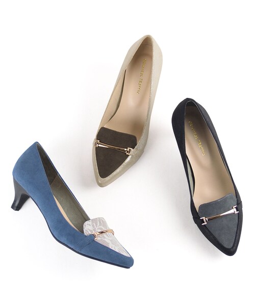 ORiental TRaffic（オリエンタルトラフィック）の「ビットモチーフヒールパンプス（シューズ・レディース・ブラック/ブルー/ゴールド・33/34/35/36/37/38/39/40/41/42/43）」の10枚目の写真