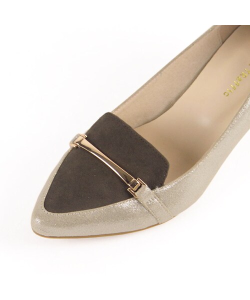 ORiental TRaffic（オリエンタルトラフィック）の「ビットモチーフヒールパンプス（シューズ・レディース・ブラック/ブルー/ゴールド・33/34/35/36/37/38/39/40/41/42/43）」の7枚目の写真