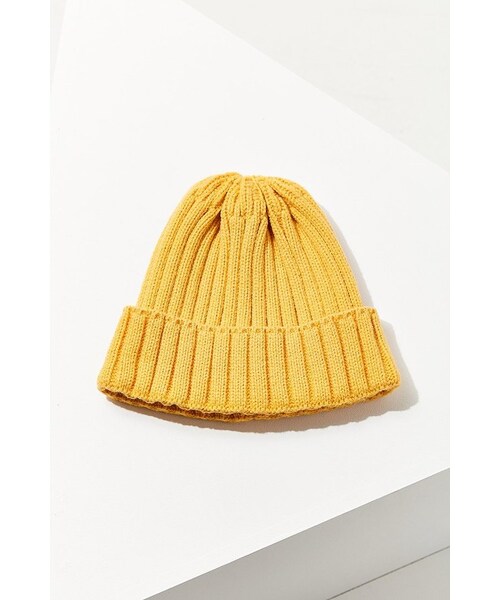 URBAN OUTFITTERS（アーバンアウトフィッターズ）の「Urban Outfitters Fisherman Beanie（帽子・レディース・Black/Red/Yellow/Blue・ONE SIZE）」の3枚目の写真
