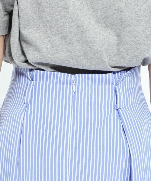 LAKOLE（ラコレ）の「リボンベルト付きTCストライプスカート（スカート・グレー()/サックス()/ネイビー()）」の15枚目の写真