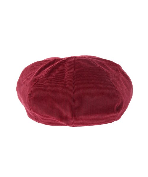 Green　Parks（グリーンパークス）の「DIGNITY ・コーデュロイベレー（帽子・グレー/ブラック/ボルドー/ベージュ/マスタード/ネイビー・F）」の3枚目の写真