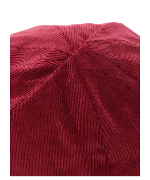 Green　Parks（グリーンパークス）の「DIGNITY ・コーデュロイベレー（帽子・グレー/ブラック/ボルドー/ベージュ/マスタード/ネイビー・F）」の5枚目の写真