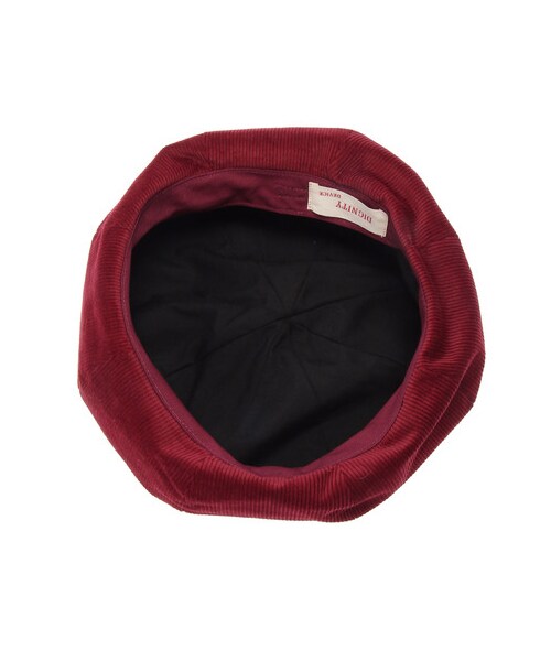 Green　Parks（グリーンパークス）の「DIGNITY ・コーデュロイベレー（帽子・グレー/ブラック/ボルドー/ベージュ/マスタード/ネイビー・F）」の6枚目の写真