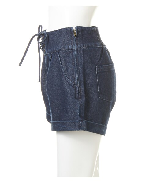 INGNI（イング）の「【秋の新作】レースアップショートパンツ（パンツ・レディース・ｲﾝﾃﾞｨｺﾞ・M）」の13枚目の写真